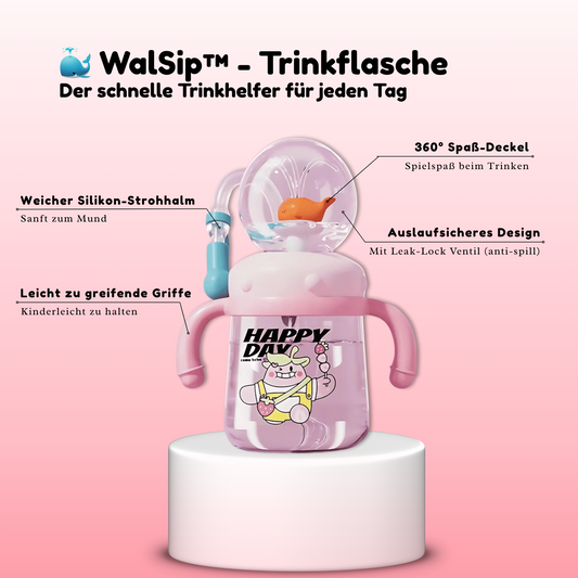🐳 WalSip™ Trinkflasche - Trinken. Lachen. Nochmal.