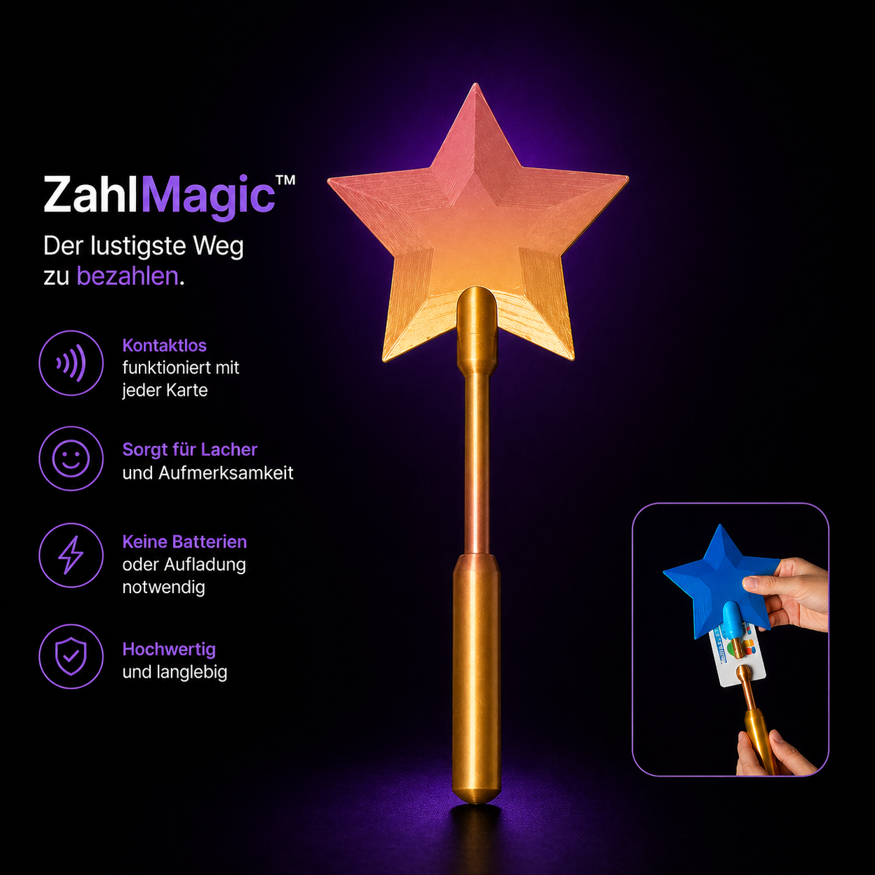 ZahlMagic™- Der lustigste Weg zu bezahlen.